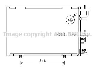AVA QUALITY COOLING fd5490d -  Конденсатор, кондиционер